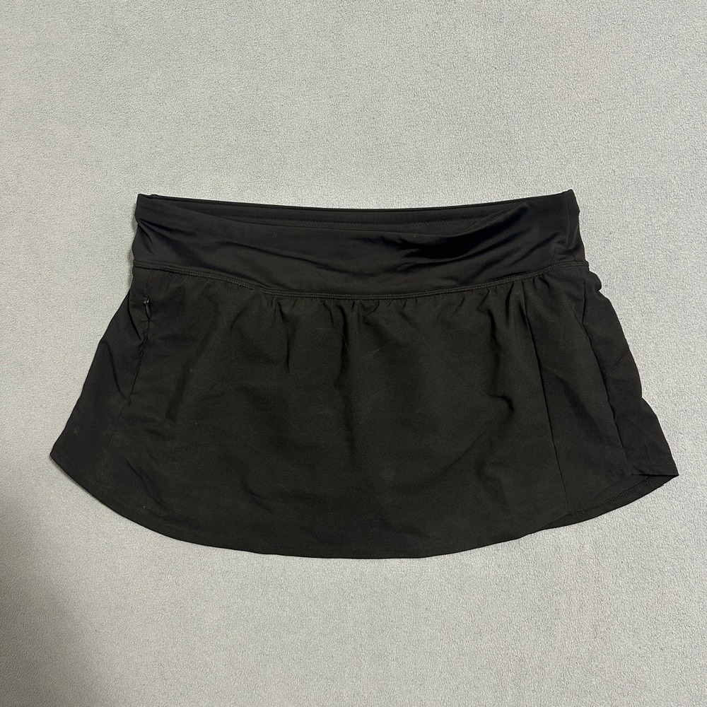 Title Nine Mini Skort High-Waist Casual Stretch Black Womens Size Medium